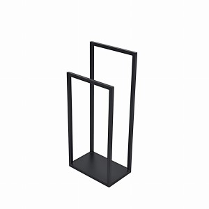 Stojak na ręczniki z półką No1 - metalowy w stylu loft