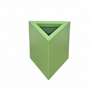 Donica ogrodowa metalowa na taras/ do domu 30x26x33cm
