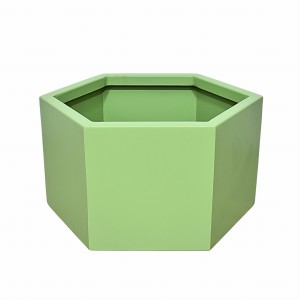 Donica ogrdowa metalowa na taras/ do domu 60x52x33cm