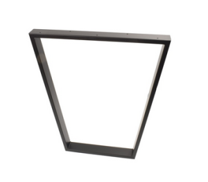 Noga V 80x72cm 4x2cm czarna