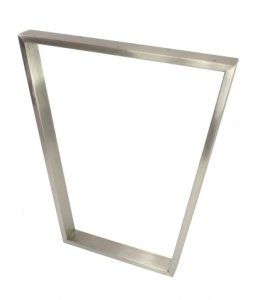 Noga V 70x72cm 6x2cm inox