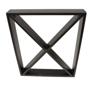 Noga z X 60x72cm 8x2cm czarna