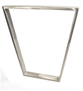 Noga V 60x72cm 6x2cm inox